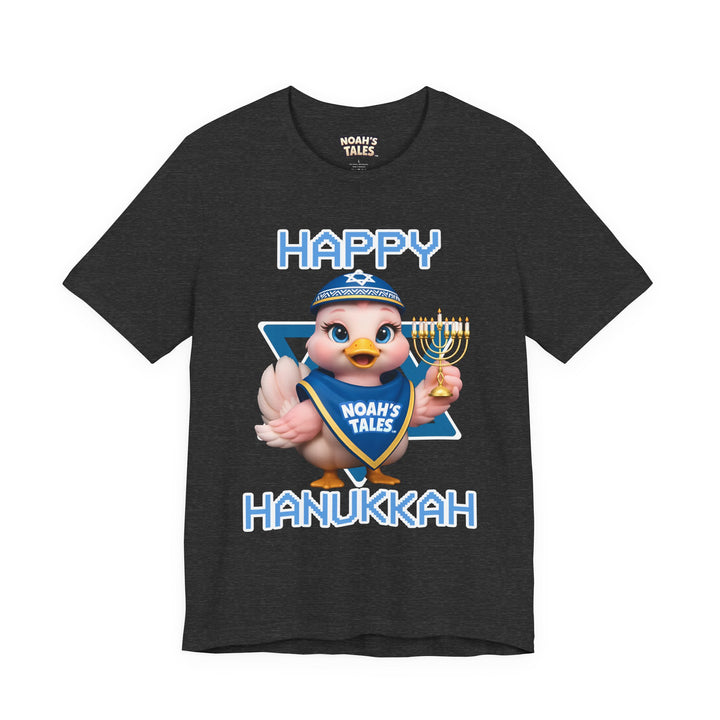 Noah’s Tales™ Happy Hanukkah Luna Women's Bella T-Shirt