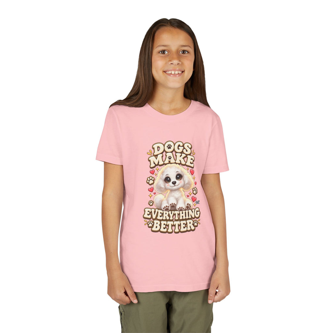 Noah’s Tales™ Dogs Make Everything Better | Coco Girl's Bella T-Shirt