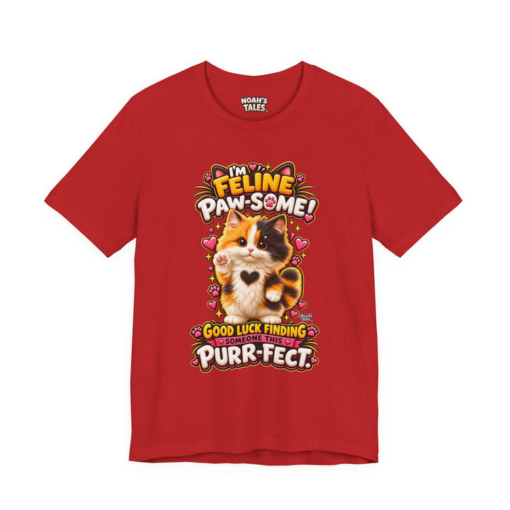 Noah’s Tales™ I’m Feline Paw-Some | Tommy Women's Bella T-Shirt
