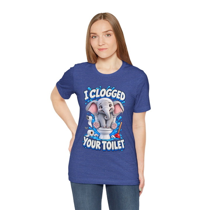 Noah’s Tales™ I Clogged Your Toilet | Ellie Belle Women's Bella T-Shirt