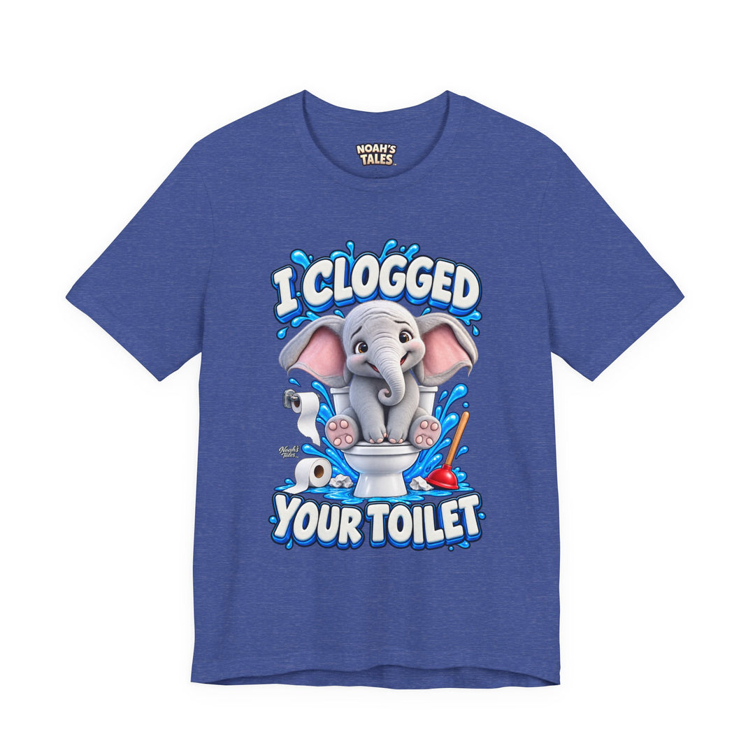 Noah’s Tales™ I Clogged Your Toilet | Ellie Belle Men's T-Shirt