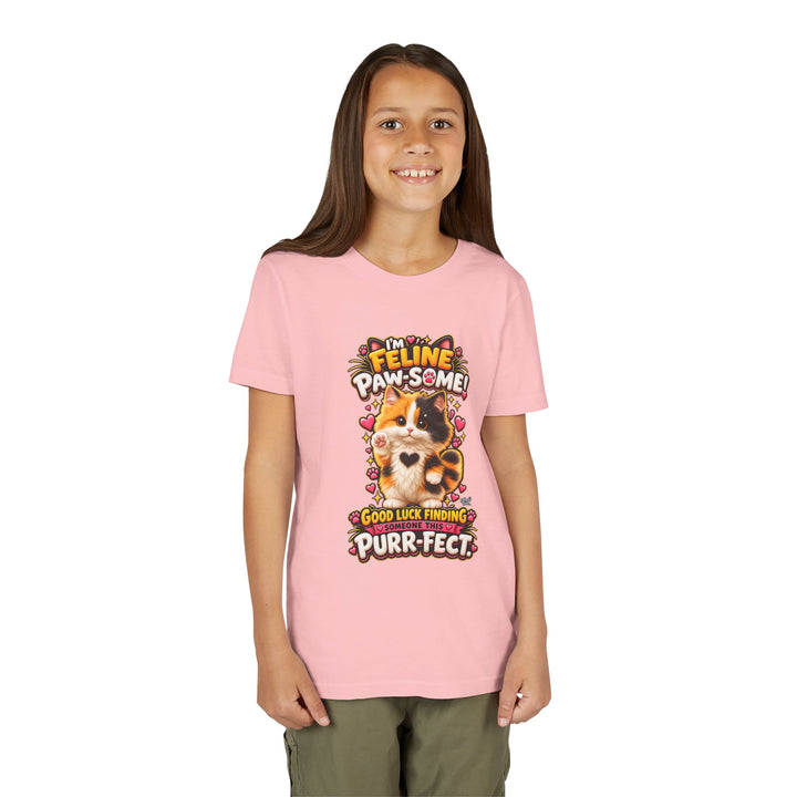 Noah’s Tales™ I’m Feline Paw-Some | Tommy Girl's Bella T-Shirt