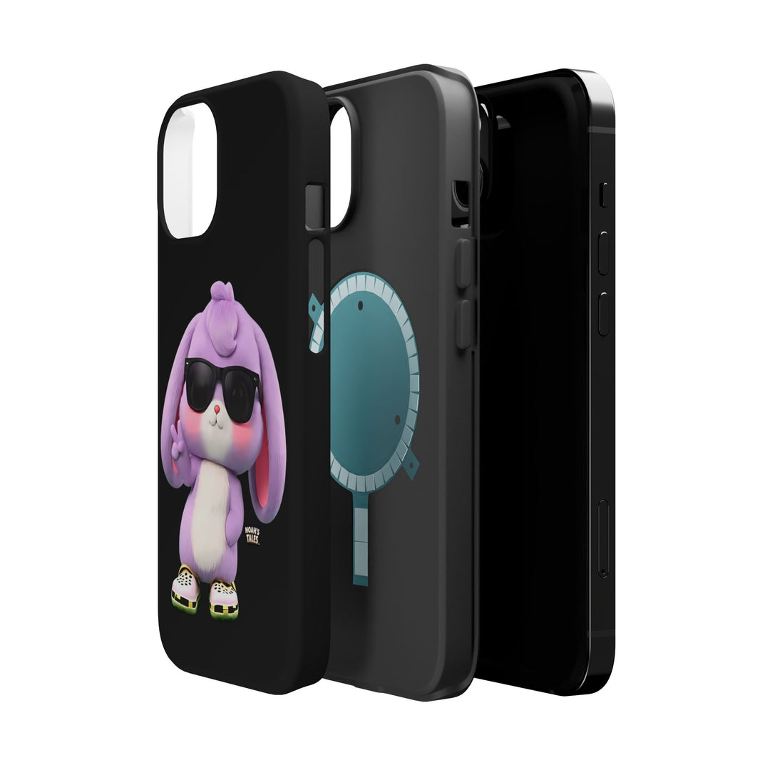 Noah’s Tales™ Lilac Phone Case Vibrant Protective cover Fun Gift for Kids and Teens Unique Cartoon Design