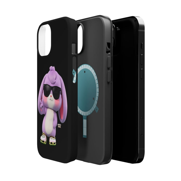 Noah’s Tales™ Lilac Phone Case Vibrant Protective cover Fun Gift for Kids and Teens Unique Cartoon Design