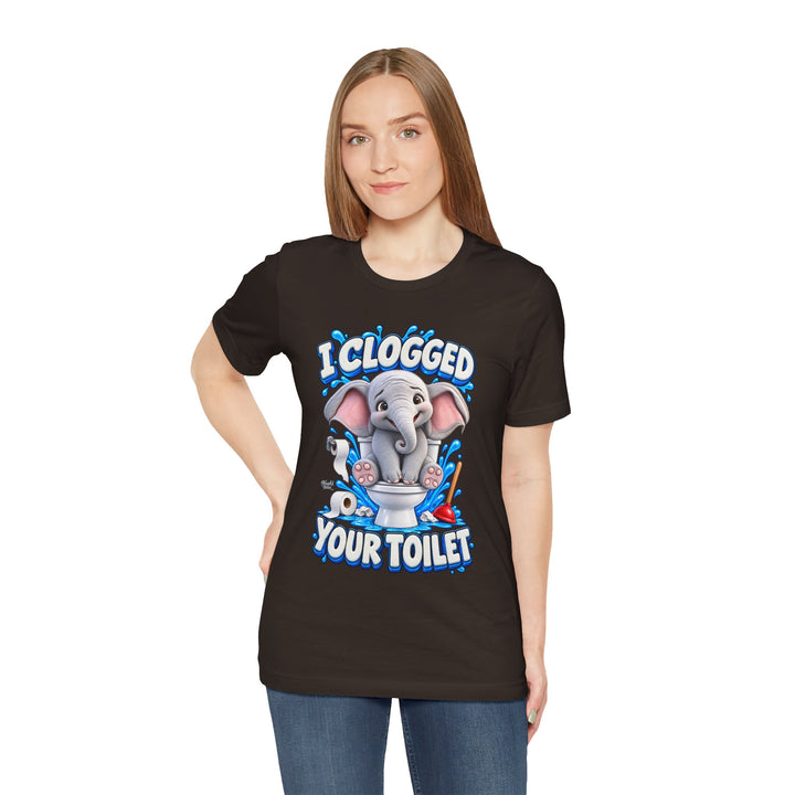 Noah’s Tales™ I Clogged Your Toilet | Ellie Belle Women's Bella T-Shirt