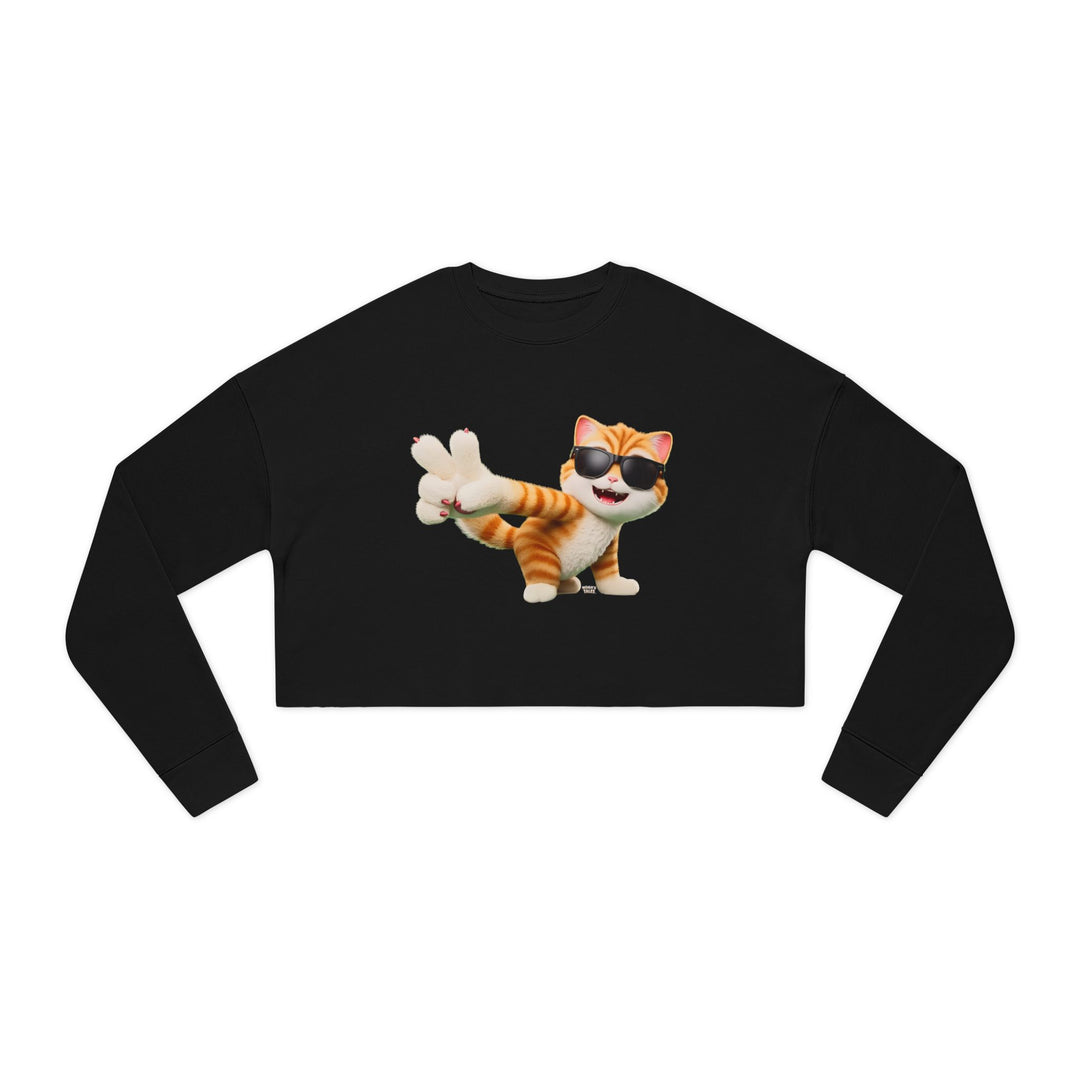 Noah’s Tales™ Cool Tommy Women's Cropped Sweatshirt