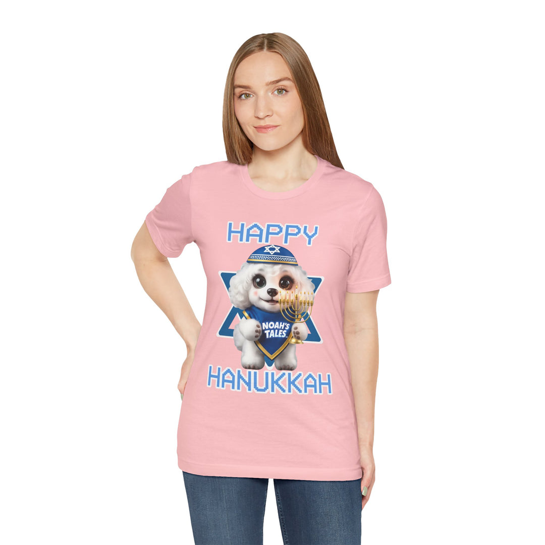 Noah’s Tales™ Happy Hanukkah Coco Girl's Bella T-Shirt