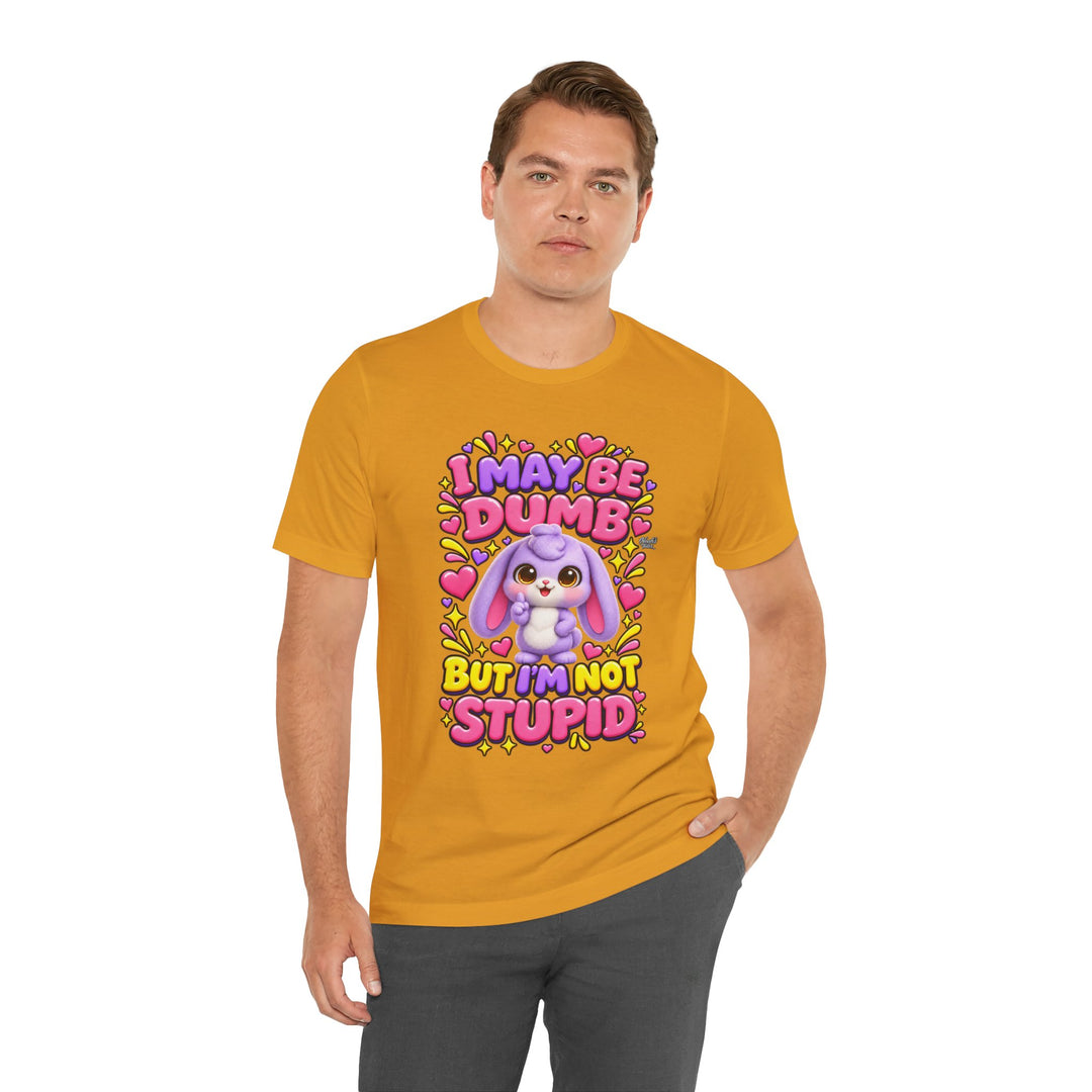 Noah’s Tales™ I May Be Dumb But I’m Not Stupid | Lilac Men's T-Shirt