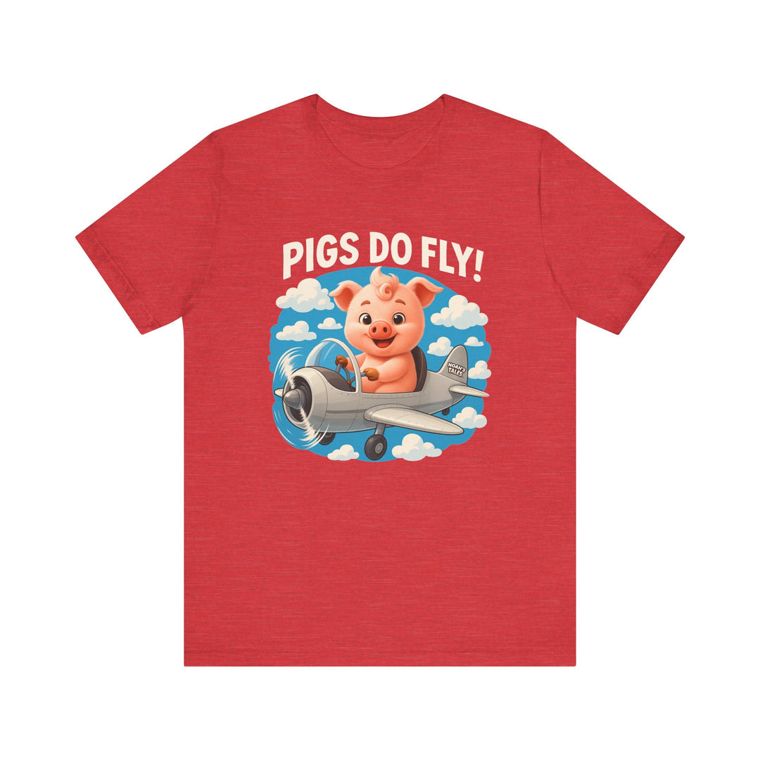 Noah’s Tales™ Pigs Do Fly Men Bella T-Shirt