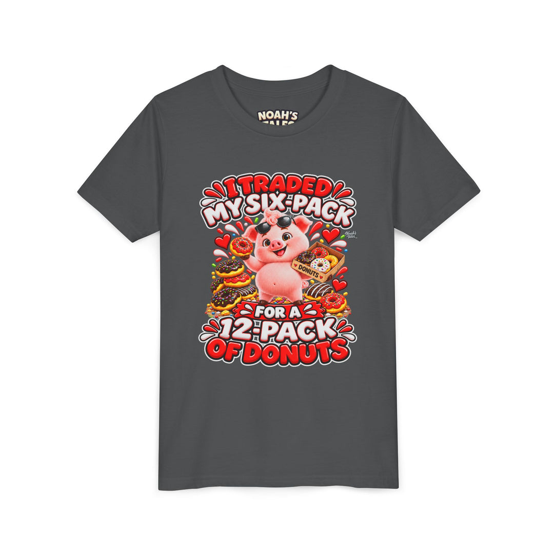 Noah’s Tales™ I Traded My Six-Pack For A 12-Pack Of Donuts | Pip Girl's Bella T-Shirt