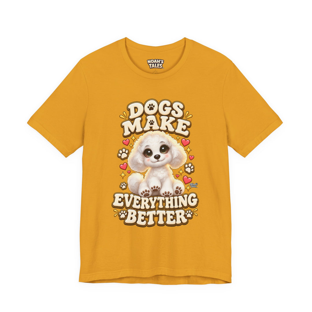 Noah’s Tales™ Dogs Make Everything Better | Coco Women's Bella T-Shirt