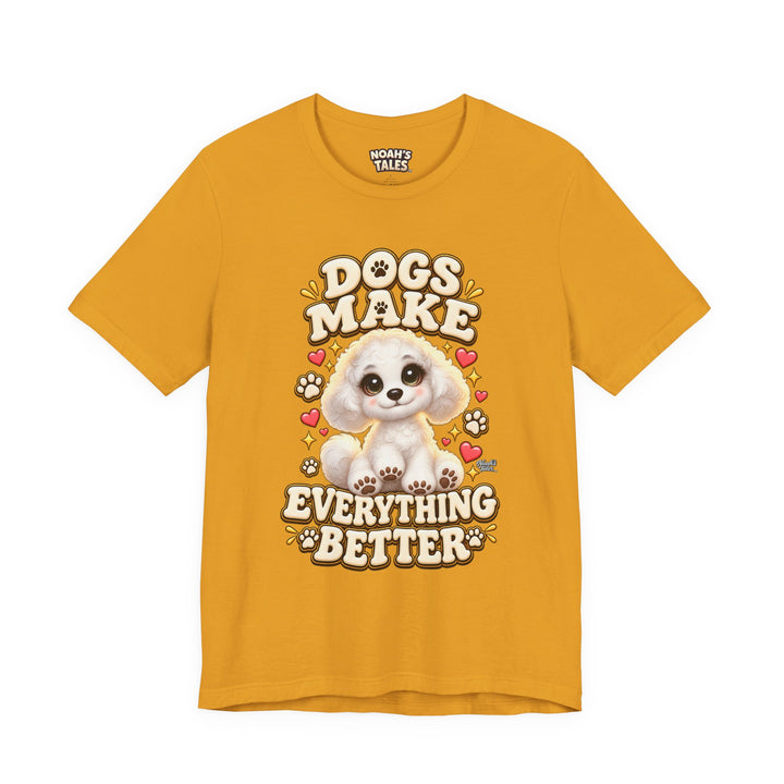 Noah’s Tales™ Dogs Make Everything Better | Coco Women's Bella T-Shirt