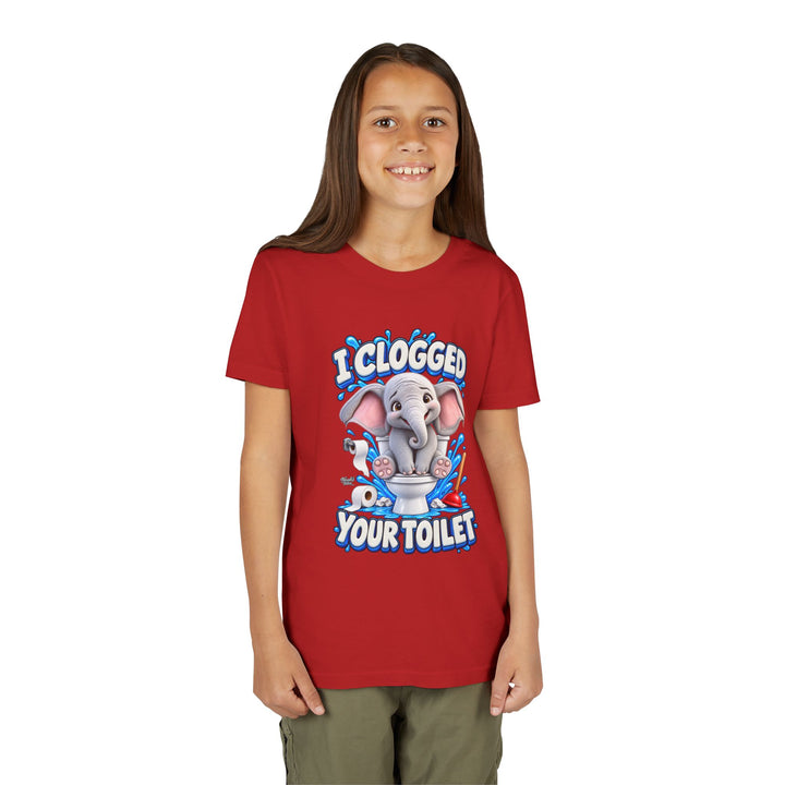 Noah’s Tales™ I Clogged Your Toilet | Ellie Belle Girl's Bella T-Shirt