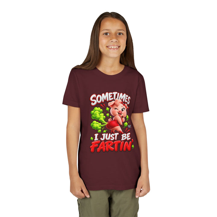 Noah’s Tales™ Sometimes I Just Be Fartin’ | Pip Girlfriend Girl's Bella T-Shirt