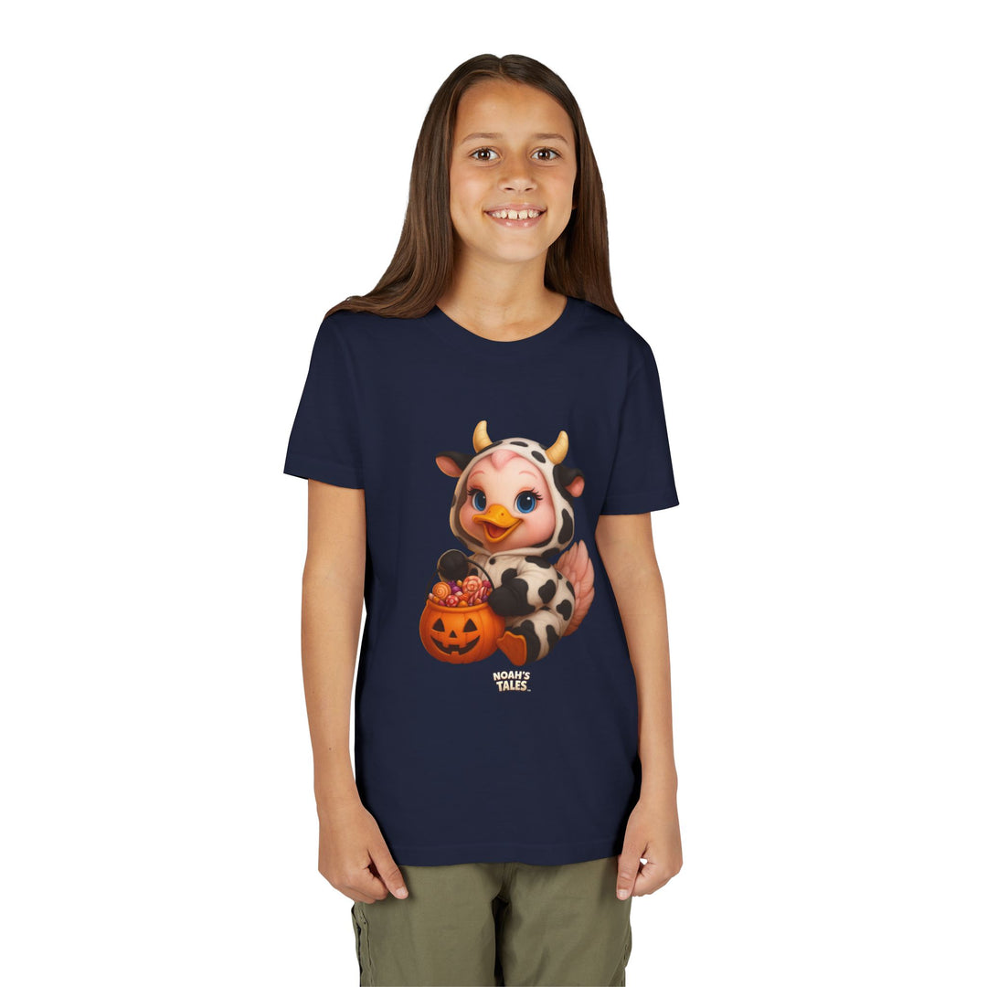 Noah’s Tales™ Cow Halloween Costume Luna Girl's Bella T-Shirt