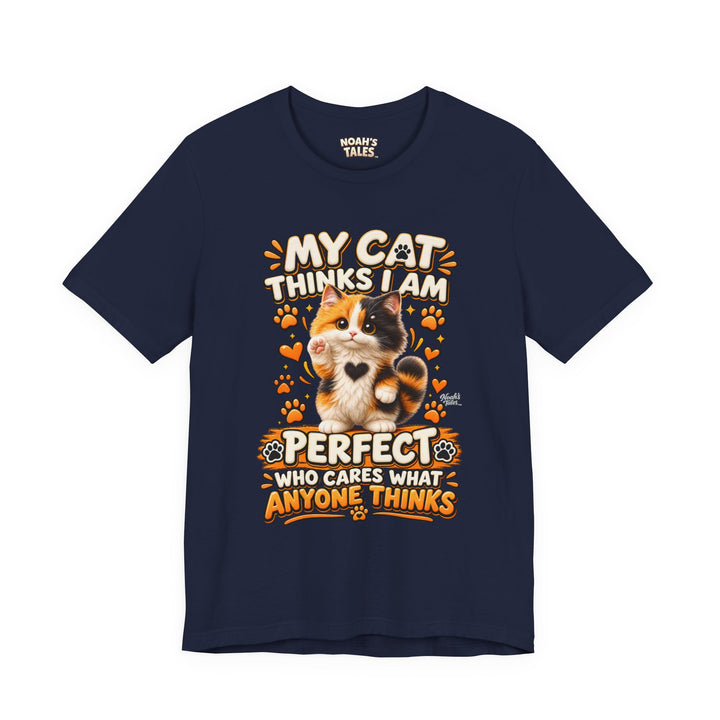 Noah’s Tales™ My Cat Thinks I Am Perfect | Tommy Women's Bella T-Shirt