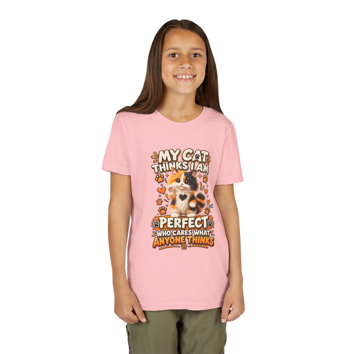 Noah’s Tales™ My Cat Thinks I Am Perfect | Tommy Girl's Bella T-Shirt