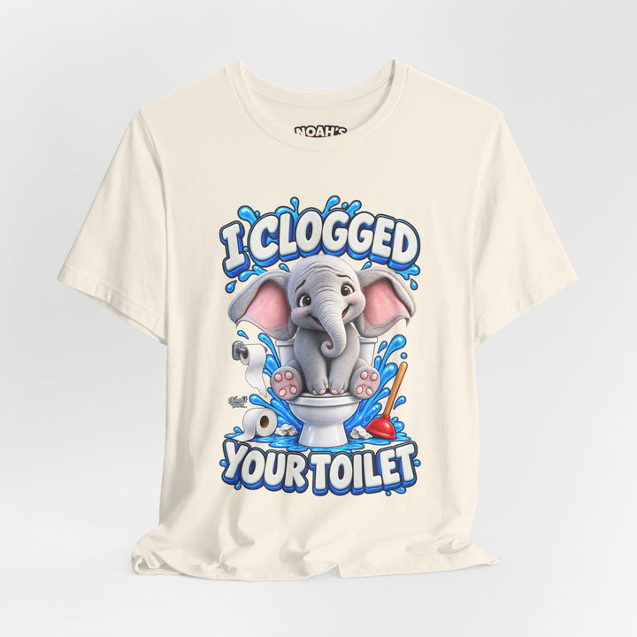 Noah’s Tales™ I Clogged Your Toilet | Ellie Belle Men's T-Shirt
