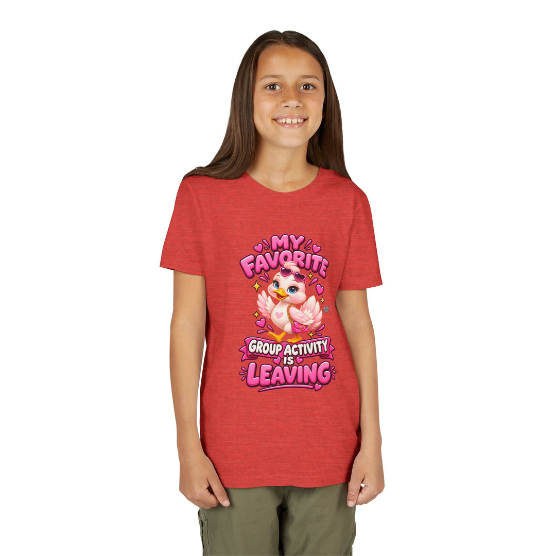 Noah’s Tales™ My Favorite Group Activity Is Leaving | Luna Girl's Bella T-Shirt