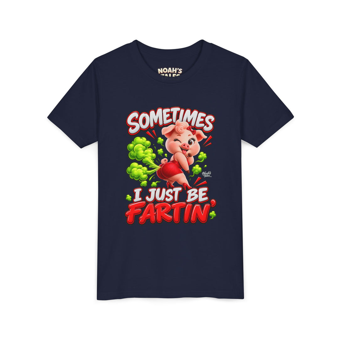 Noah’s Tales™ Sometimes I Just Be Fartin’ | Pip Girlfriend Girl's Bella T-Shirt