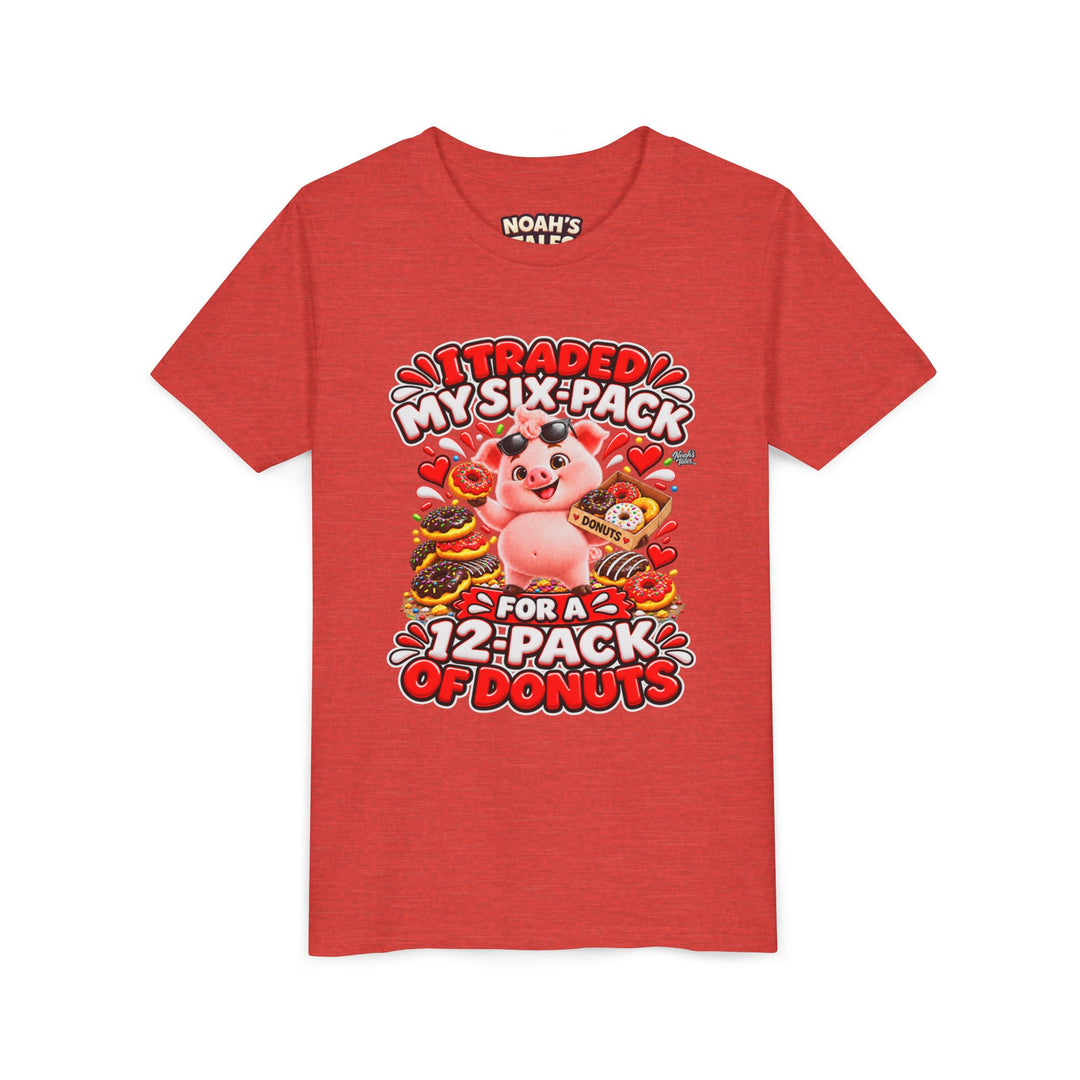 Noah’s Tales™ I Traded My Six-Pack For A 12-Pack Of Donuts | Pip Girl's Bella T-Shirt