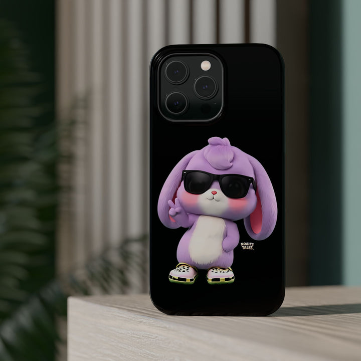 Noah’s Tales™ Lilac Phone Case Vibrant Protective cover Fun Gift for Kids and Teens Unique Cartoon Design