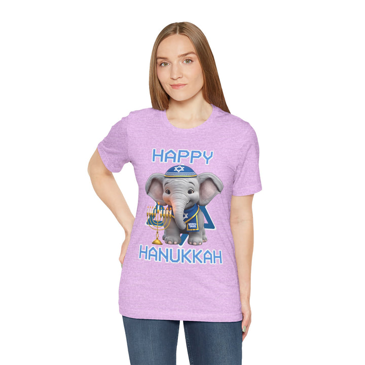 Noah’s Tales™ Happy Hanukkah Noah Women's Bella T-Shirt
