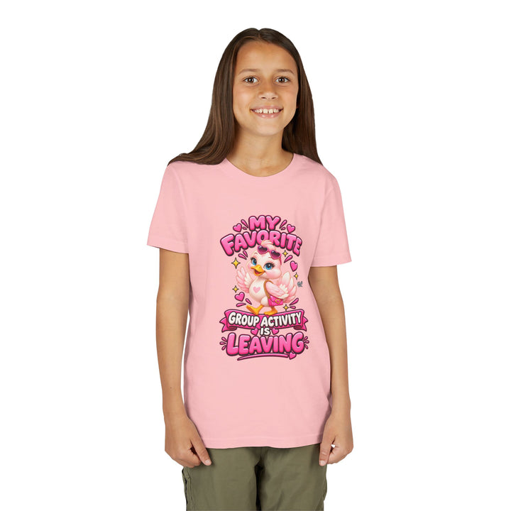 Noah’s Tales™ My Favorite Group Activity Is Leaving | Luna Girl's Bella T-Shirt