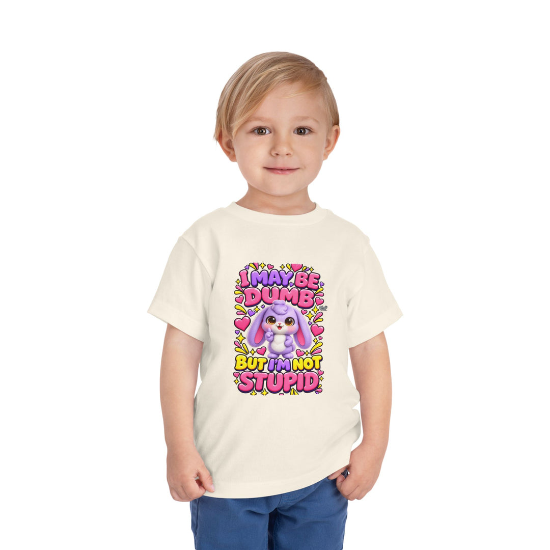 Noah’s Tales™ I May Be Dumb But I’m Not Stupid | Lilac Boy's T-Shirt