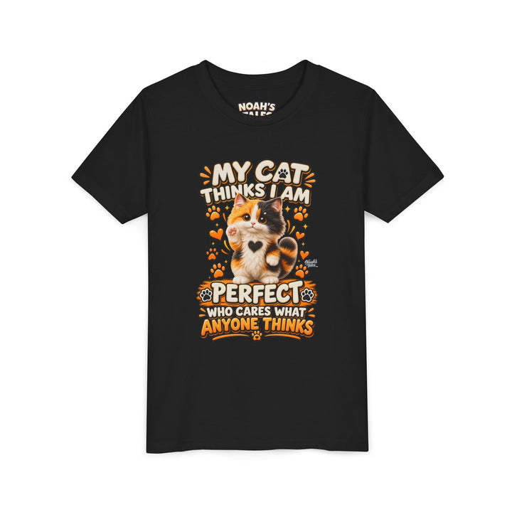 Noah’s Tales™ My Cat Thinks I Am Perfect | Tommy Girl's Bella T-Shirt
