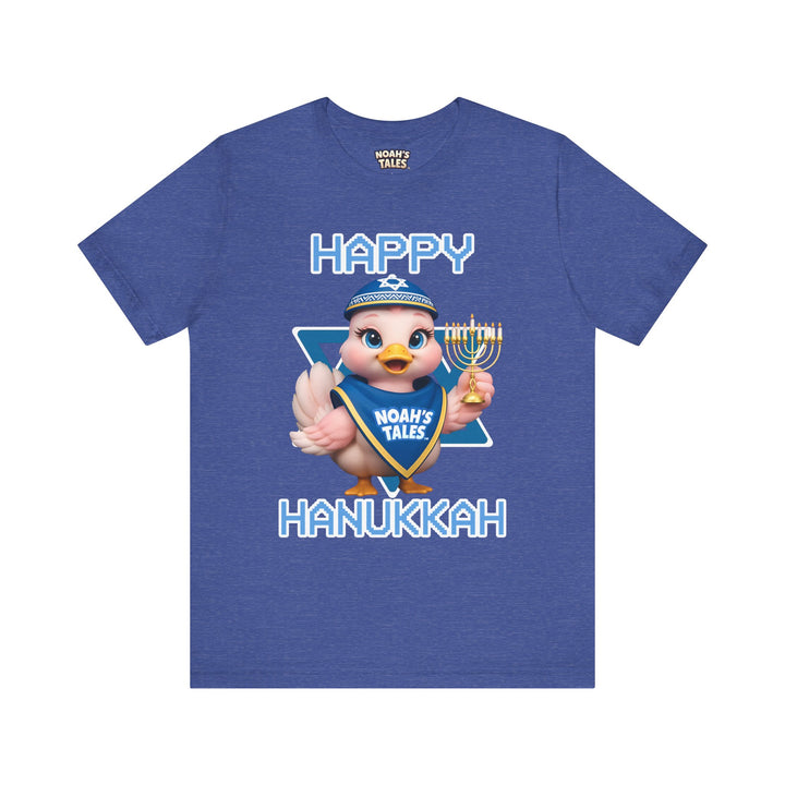 Noah’s Tales™ Happy Hanukkah Luna Men's Bella T-Shirt
