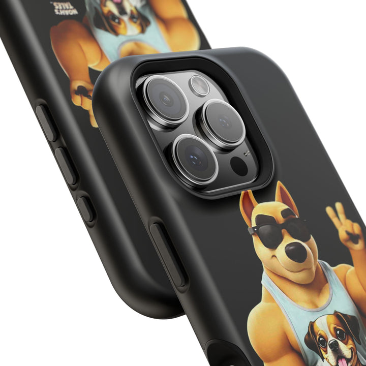 Noah’s Tales™ Ranger Magnet Phone Case Pet Lover Phone Cover Funny Phone Case Unique Gift for Dog Owners Quirky Dog Design