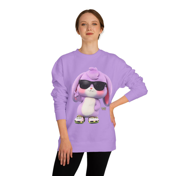 Noah’s Tales™ Cool Lilac Women's Crew Neck Sweatshir