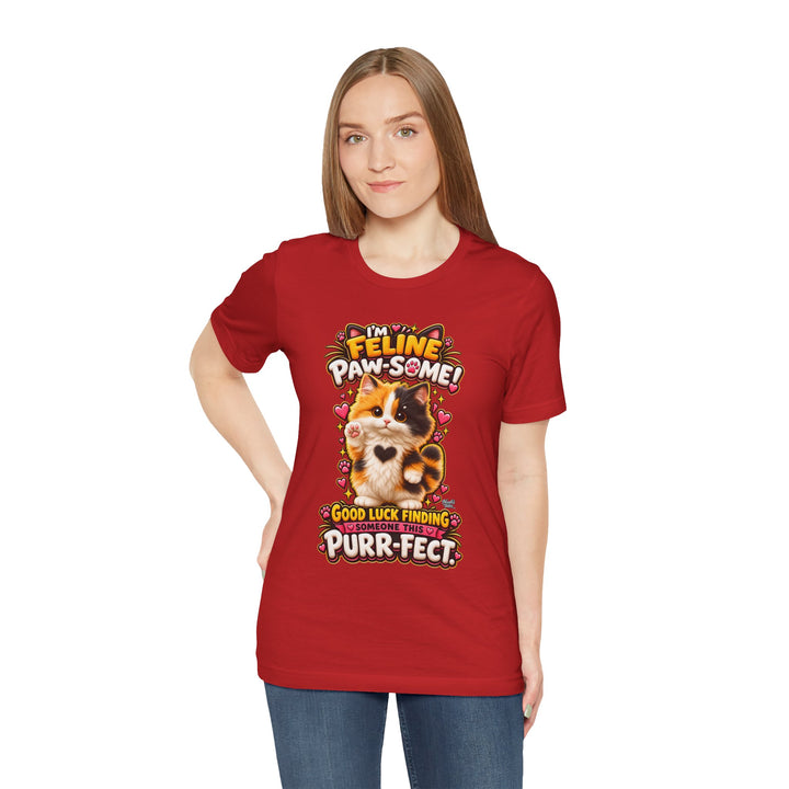 Noah’s Tales™ I’m Feline Paw-Some | Tommy Women's Bella T-Shirt