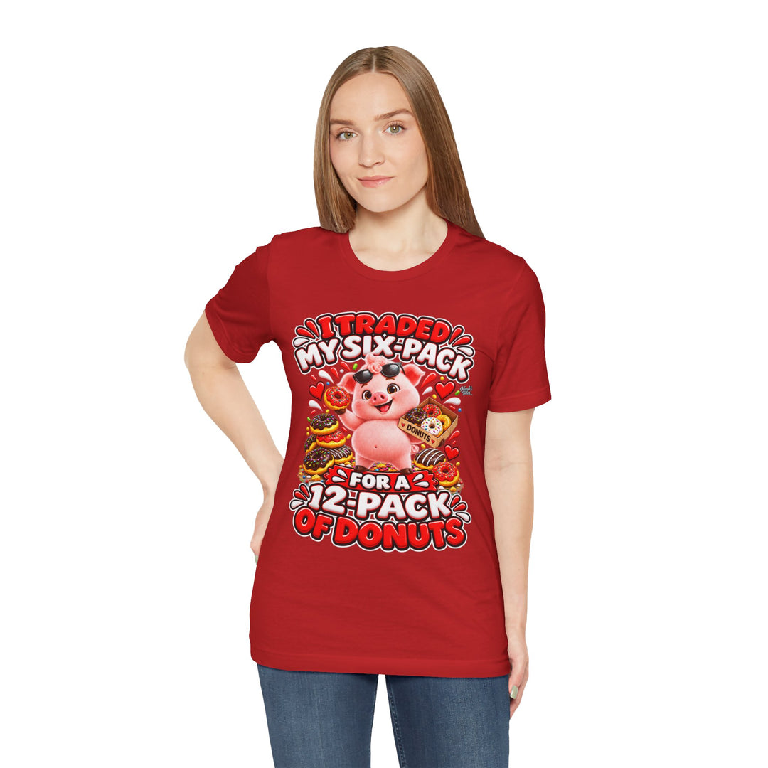 Noah’s Tales™ I Traded My Six-Pack For A 12-Pack Of Donuts | Pip Women's Bella T-Shirt