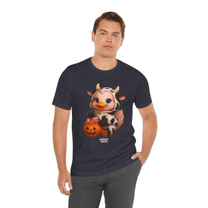 Noah’s Tales™ Cow Halloween Costume Luna Men's Bella T-Shirt