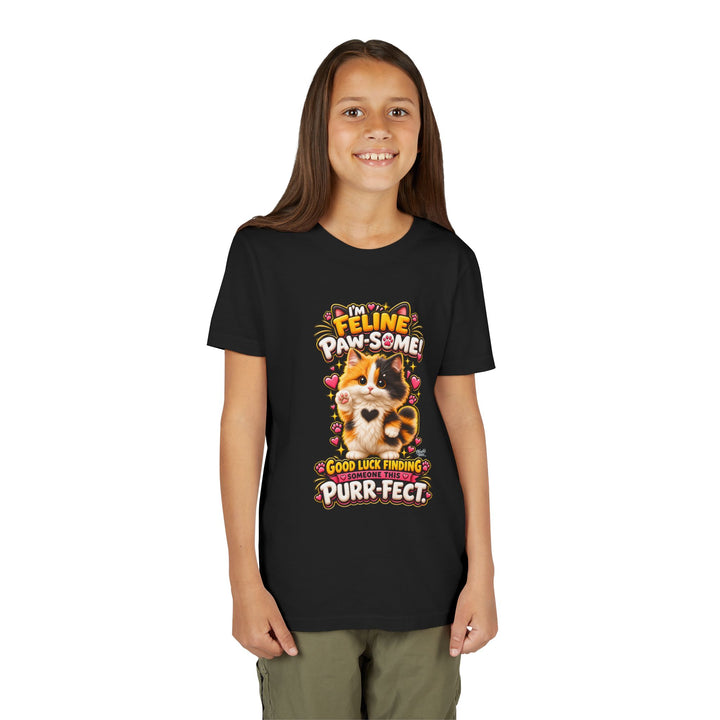 Noah’s Tales™ I’m Feline Paw-Some | Tommy Girl's Bella T-Shirt