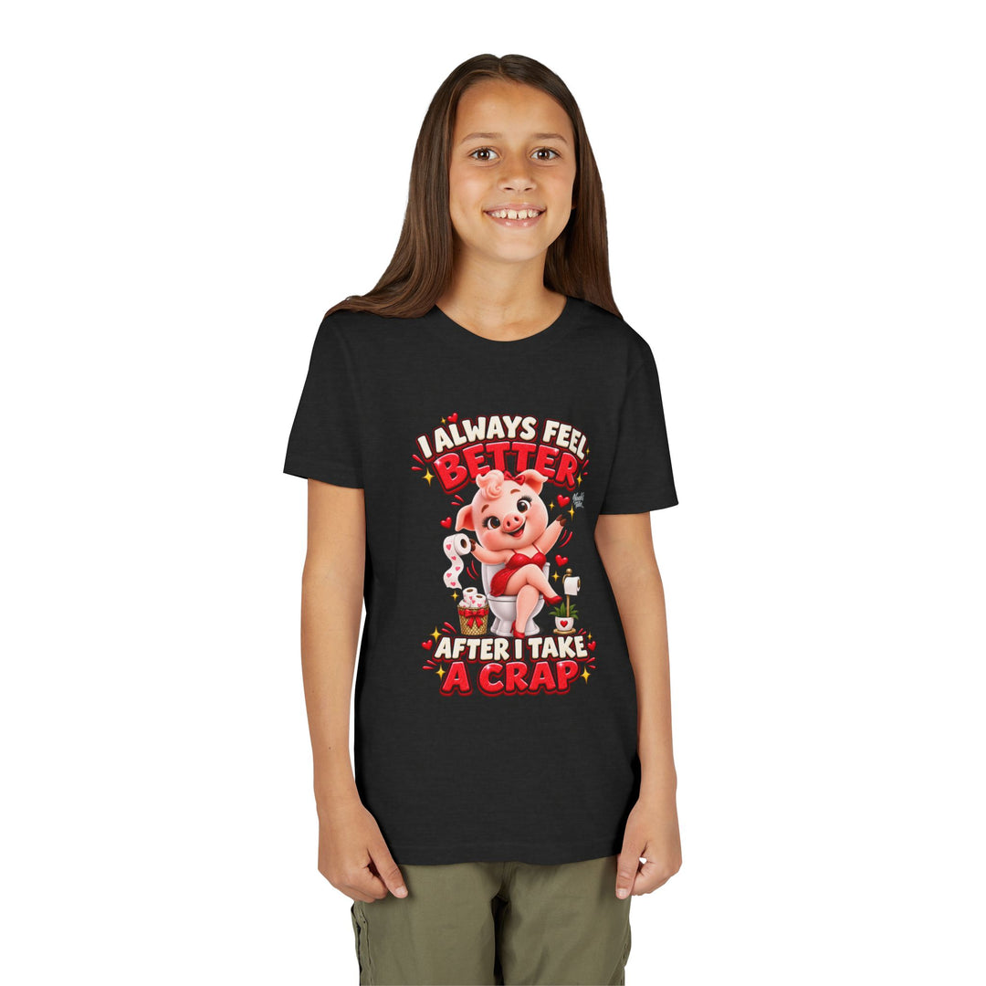 Noah’s Tales™ I Always Feel Better After I Take A Crap | Pip Girlfriend Girl's Bella T-Shirt