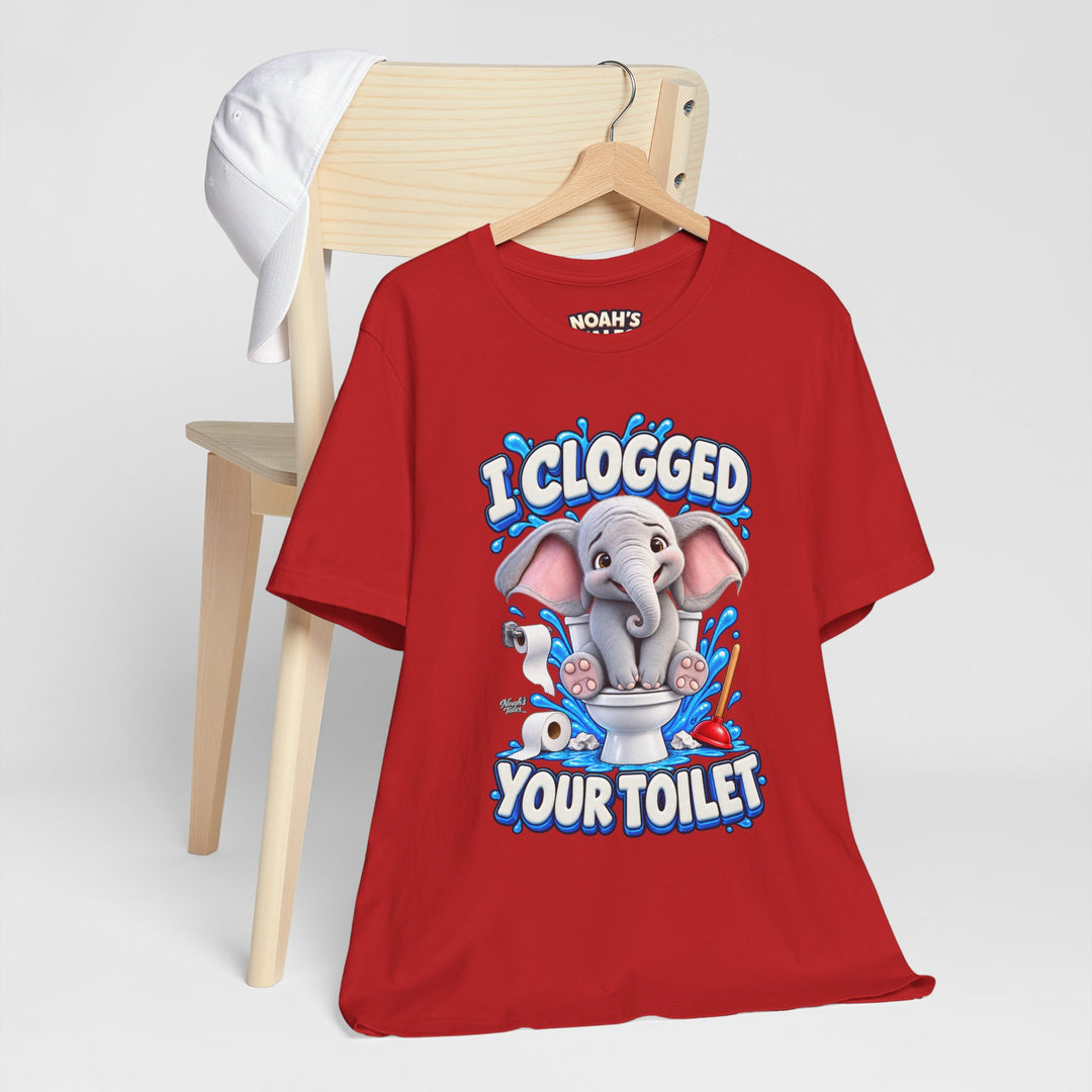 Noah’s Tales™ I Clogged Your Toilet | Ellie Belle Women's Bella T-Shirt