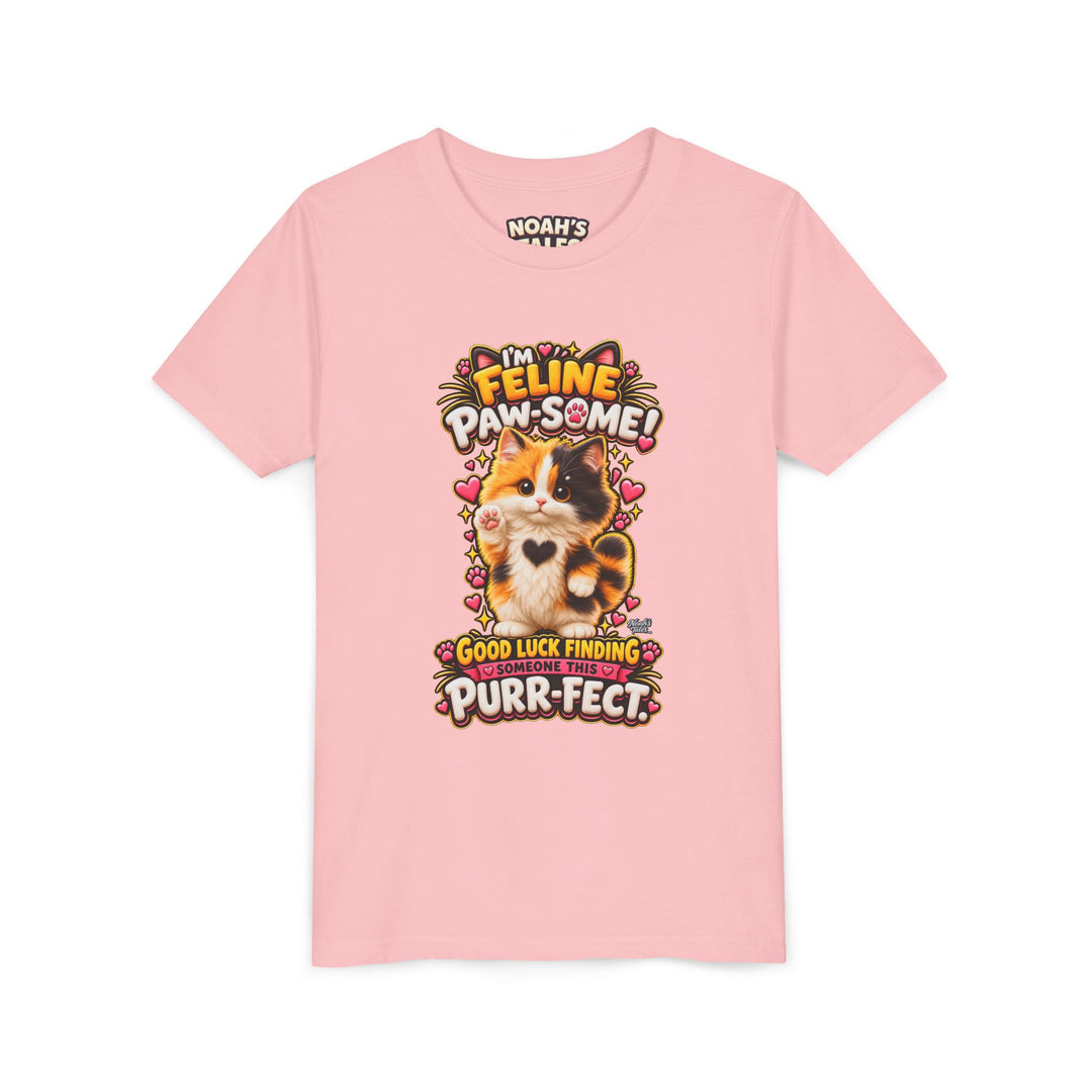 Noah’s Tales™ I’m Feline Paw-Some | Tommy Girl's Bella T-Shirt