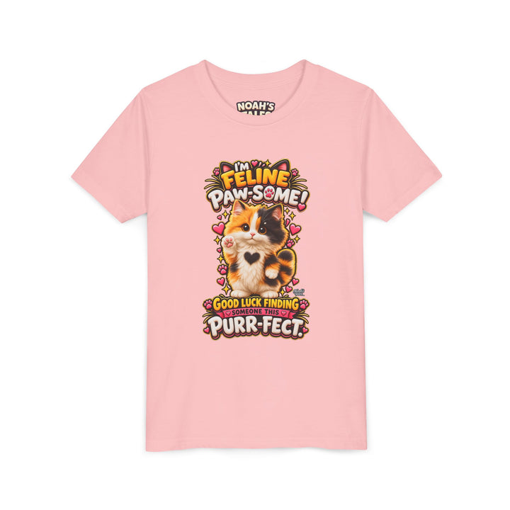 Noah’s Tales™ I’m Feline Paw-Some | Tommy Girl's Bella T-Shirt