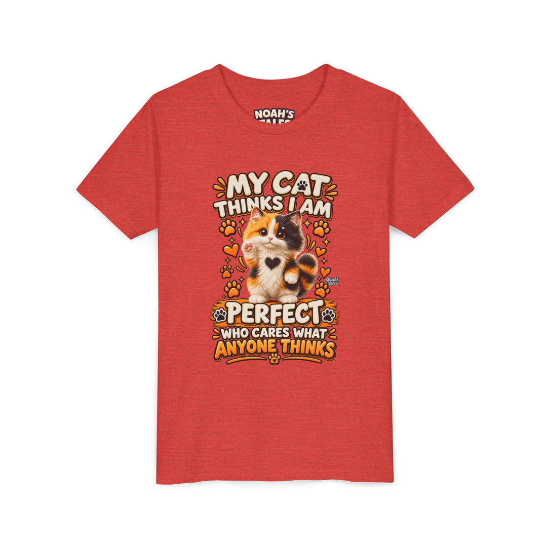 Noah’s Tales™ My Cat Thinks I Am Perfect | Tommy Girl's Bella T-Shirt