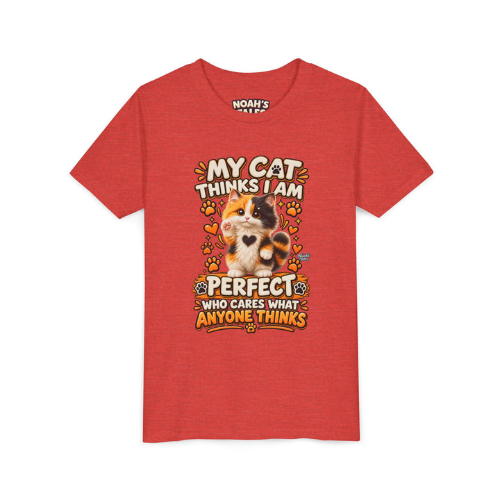 Noah’s Tales™ My Cat Thinks I Am Perfect | Tommy Girl's Bella T-Shirt