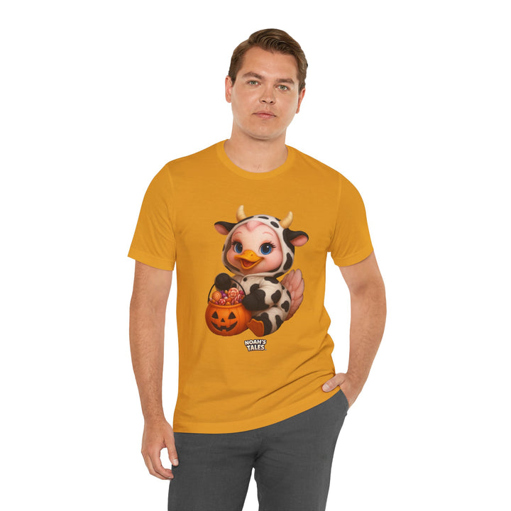 Noah’s Tales™ Cow Halloween Costume Luna Men's Bella T-Shirt