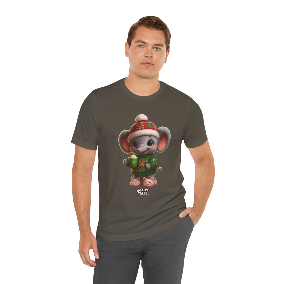 Noah’s Tales™ Christmas Ellie Belle Men's Bella T-Shirt