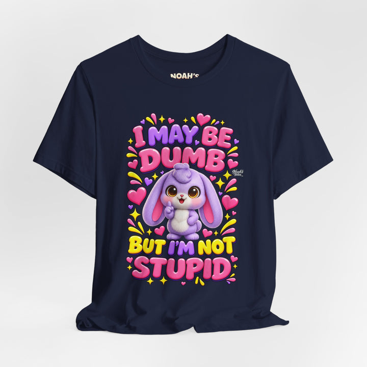 Noah’s Tales™ I May Be Dumb But I’m Not Stupid | Lilac Men's T-Shirt