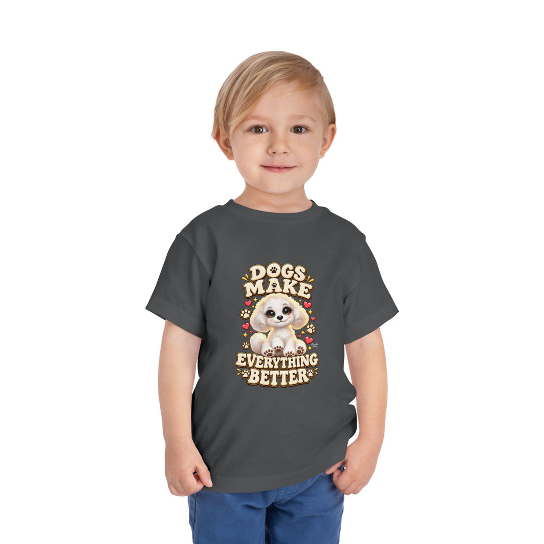 Noah’s Tales™ Dogs Make Everything Better | Coco Boy's T-Shirt