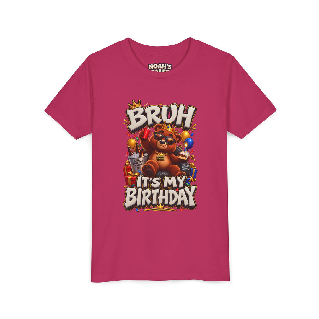 Noah’s Tales™ Bruh It’s My Birthday | Baxter Girl's Bella T-Shirt