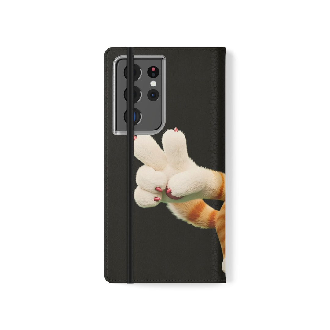 Noah’s Tales™ Tommy Flip Case Cartoon Phone Cover Pet Lover Gift Trendy Smartphone Wallet Animal Print Case