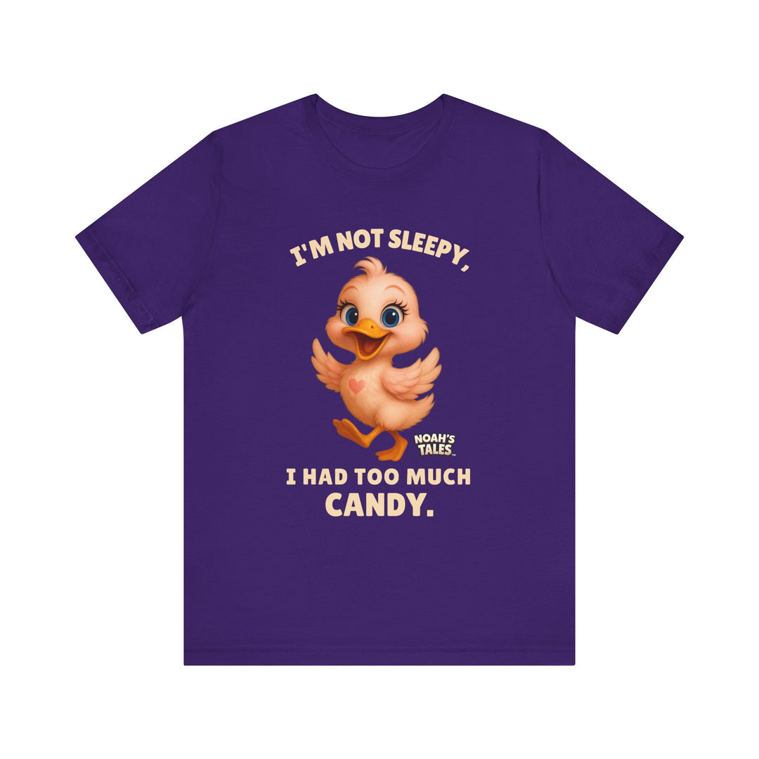 Noah’s Tales™  I'm Not Sleepy, I Had Too Much Candy Men's Bella T-Shirt